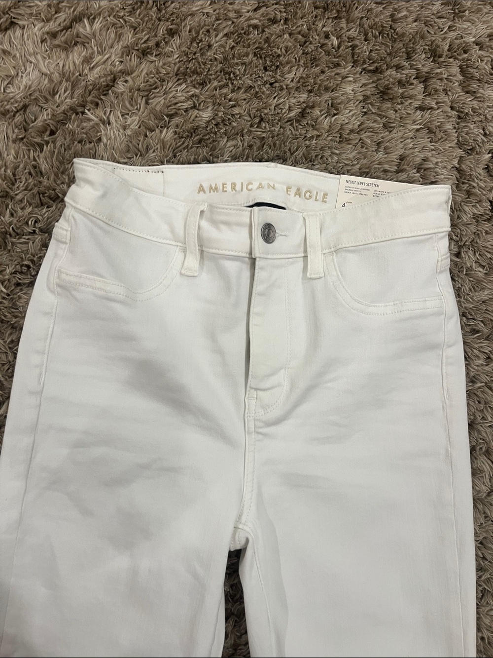 American Eagle Outfitters White Skinny Jeans - Picture 5 of 8